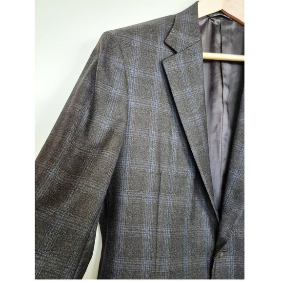 Canali Wool Blazer EU50 (US 40) Italy Windowpane, Harry Rosen - Picture 5 of 16
